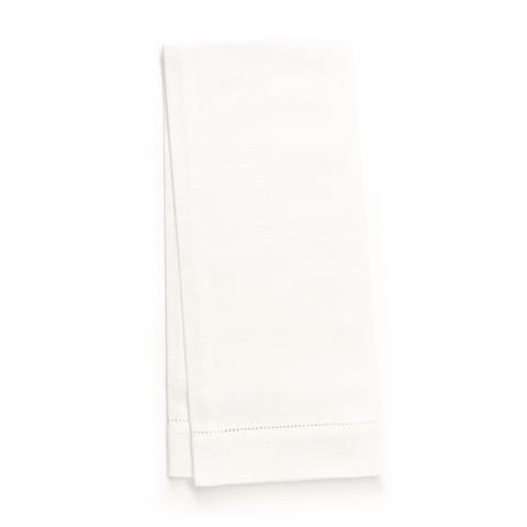 Zodiaco Hemstitch Guest Towel, White